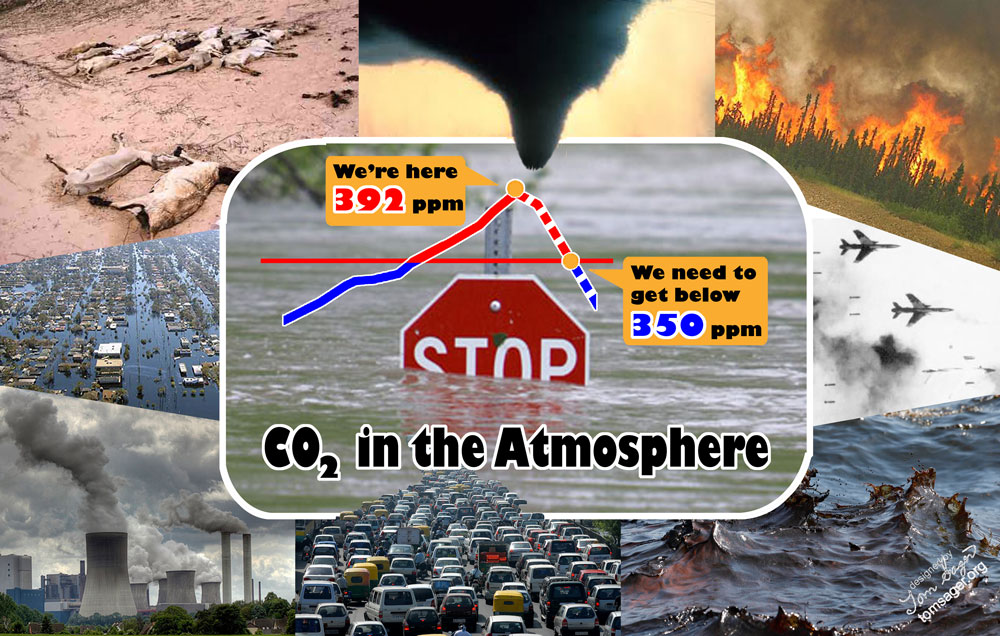 Stop CO2 Poster Helen's